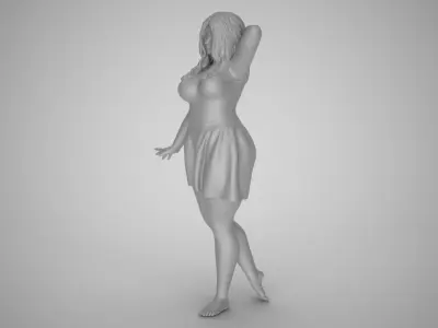 Pretty Girl Next Door 3D print model