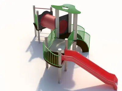 Children Combined Polygon Toy 3D model