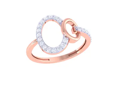  Women Ring MTL 3dm STL OBJ FBX Details 3D print model 111