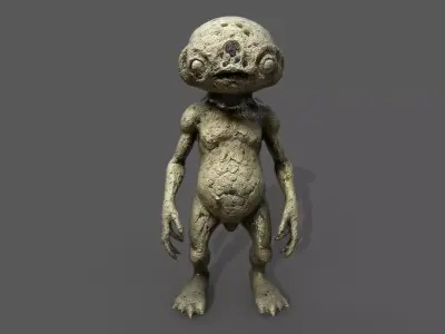 Monsters Pack 1 Low-poly 3D model