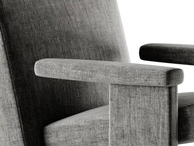 La Cividina Agetti Armchair 3D model