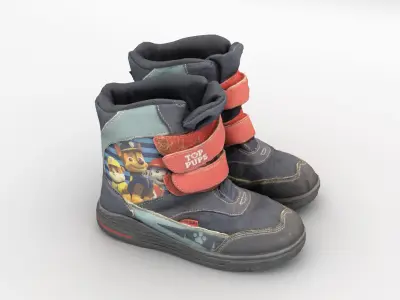 Kids Boots Paw Patrol 3D model