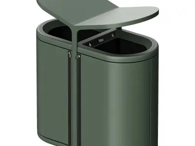 Waste Bin Tonyo 03 3D model