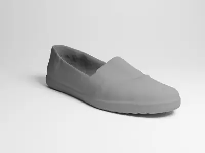 Light womens summer sandale  3D model