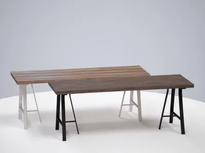 Table ar vr optimized Low-poly 3D model purchase