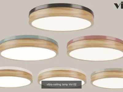collection ceiling lamp 01 3D Model Pack