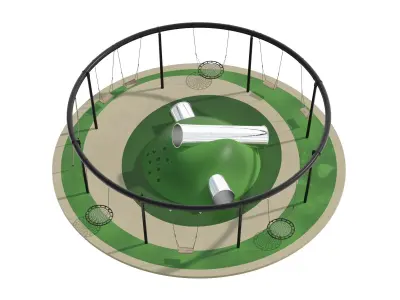 Kids Playground 3 3D model