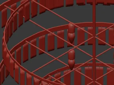 ODEON odon chandelier 3D model