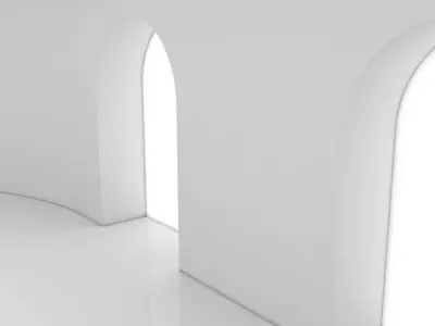 Sci Fi Warehouse Low-poly 3D model purchase