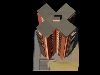 Bidebieta Tower 44 3D model