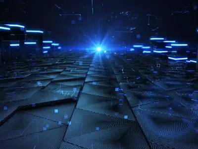 Future Technology Cyberpunk Tunnel 3D model