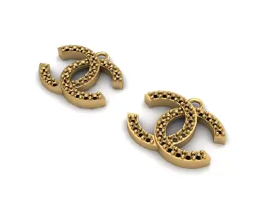 Earring 001 3D print model purchase