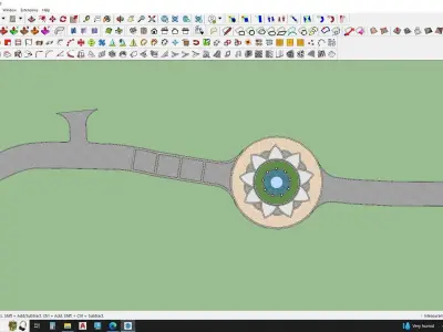Round Junction 3D model 3D model