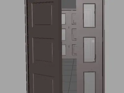 Entrance  door  3D model
