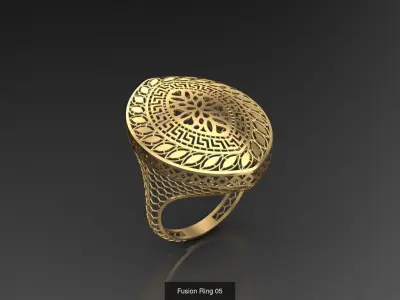 Fusion Ring Collection 3D Model Pack