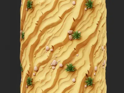  Stylized Sand Seamless Texture Texture