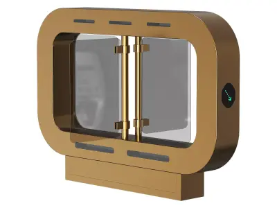 Optical rotating turnstile 3D model