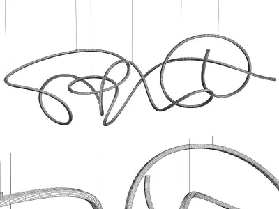 Inari Chandelier 3D model