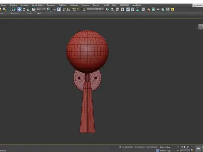 Worlds Away Shelly Wall Sconce Low-poly 3D model