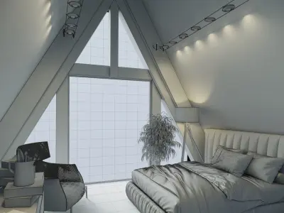 Dolomite Chalet 3D model