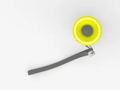 Flashlight Yellow 3D model