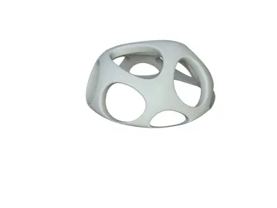 SciFi Cube Object No 52534 Low Poly Shape Low-poly 3D model