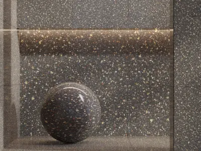 Marble set 17 - Terrazzo Bundle - 3 types - 4k Texture