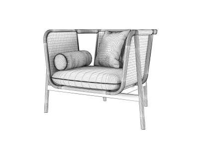 Hem Lounge Chair 3D model