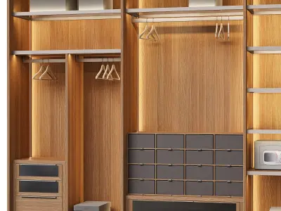 Lema wardrobe with slide doors Naica from Cairoli and Donzelli 3D model