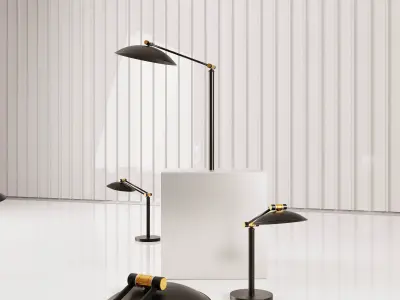 Philo Revida Modern desk lamp 3D model 3D model