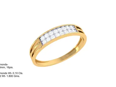 Women Ring  Render 3dm STL OBJ FBX Details 3D print model 128