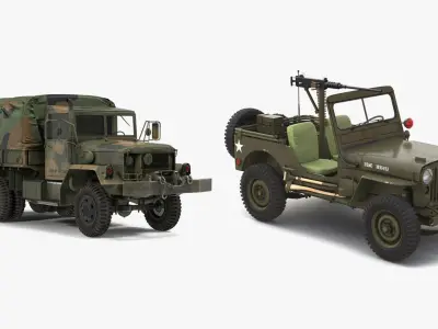  US WWII Vehicles Collection 