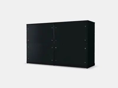 NORDLI Chest of 8 drawers 3 Low-poly 3D model