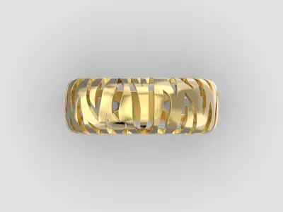 R 162 a Ring wide 3D print model