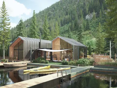 Archexteriors vol 39 - collection of day and night 3d scenes 3D model