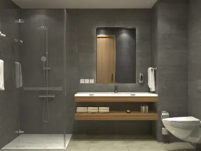 Hotel Room 3D model 3