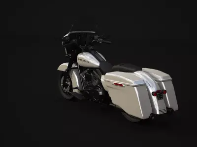Street Glide Motorcycle 3D model