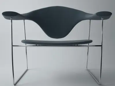GUBI Masculo lounge chair 3D model