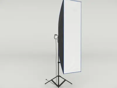Studio Softbox Rectangular 3D model