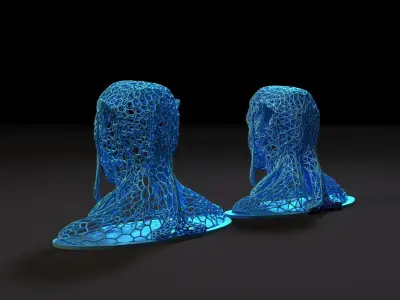 Avatar voronoi 3D print model
