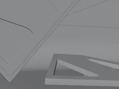 Superman 2025 3D Logo 3D model