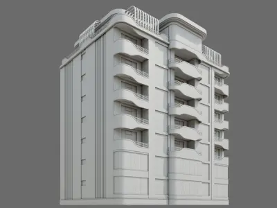 Residental Building ID014 3D model