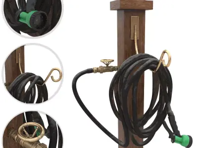 hose set spray 3D model