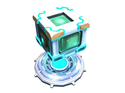 Festival lottery machine 02 3D model