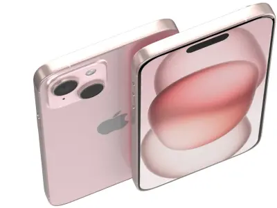 Apple iPhone 15 Plus Pink 3D model
