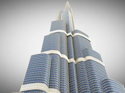 Burj Khalifa 3D model