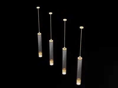 Modern Hanging Lamps Low-poly 3D model