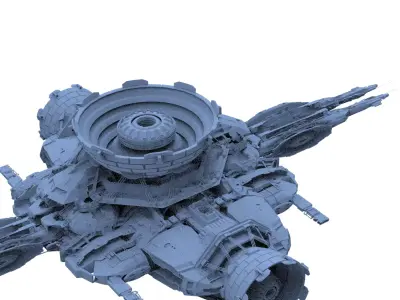 Halo Forerunner Inspired Pulse Generator   3D model