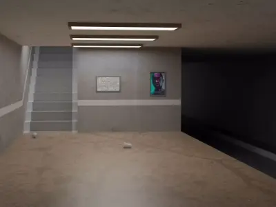 Metro Scene 3D model