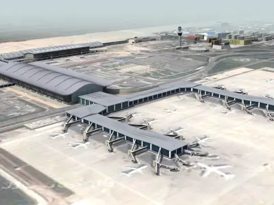 Chinese International Airport 3D model